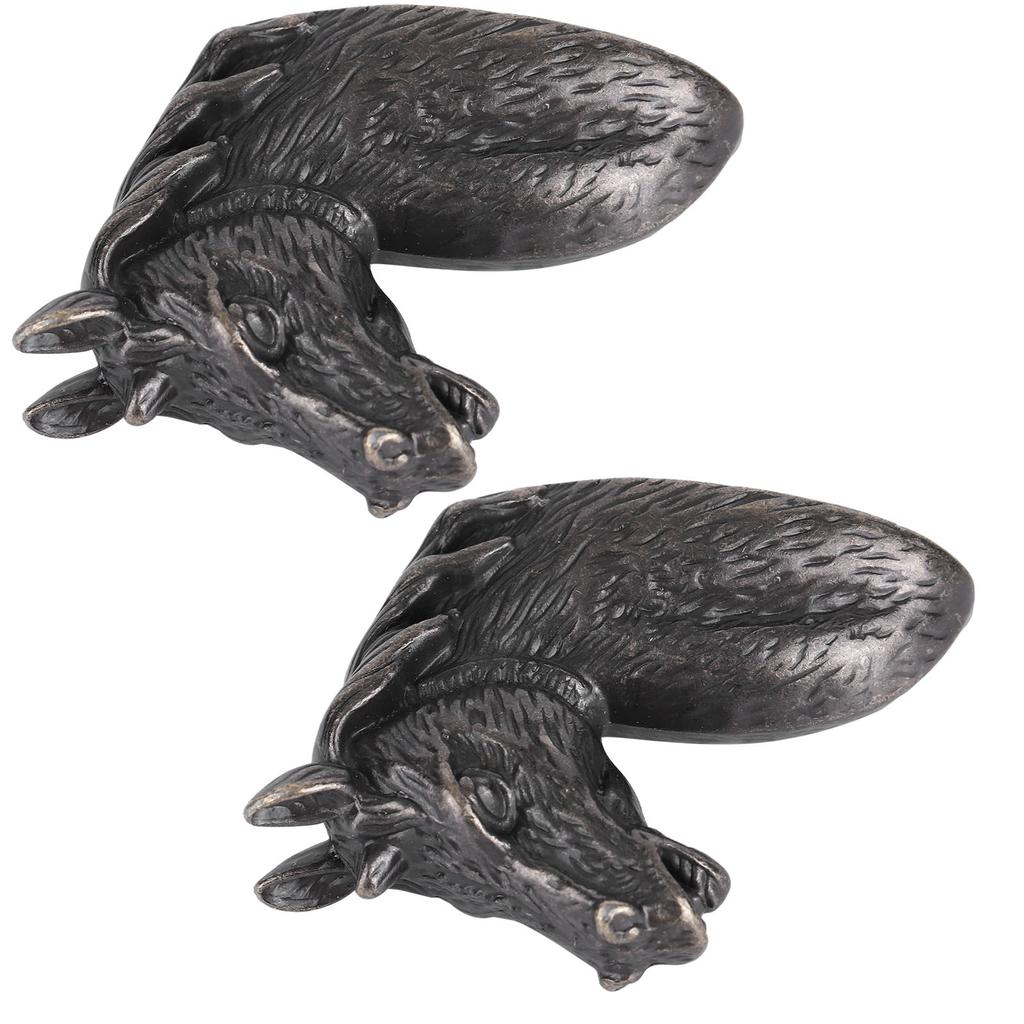 2 Sets Modern Stylish Cabinet Handles Horse Head Pull Kitchen Wardrobe Drawer Door Knob