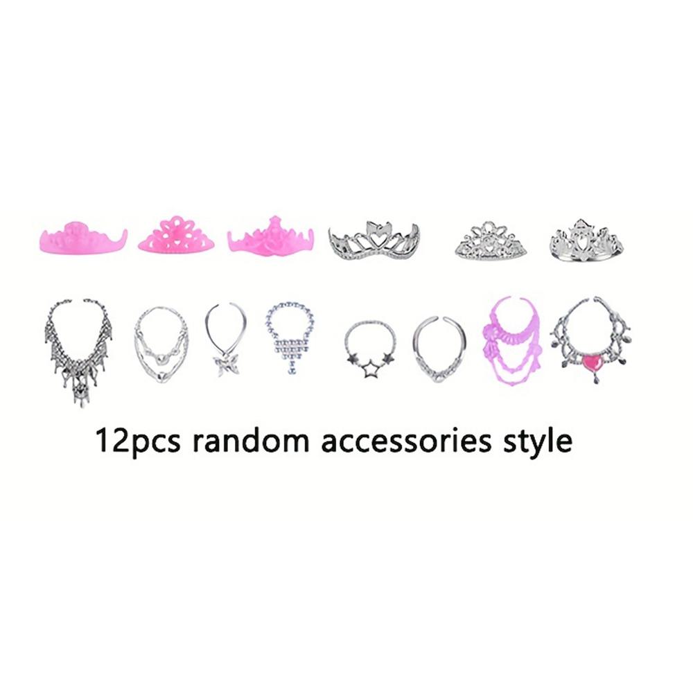 Cute Fun Doll Accessories for 11.5''/30cm Dolls Mini Items Dollhouse Accessories Beach Chair Surfboard Necklaces Study Tools DIY