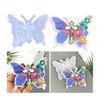 Shiny Keychain Resin Mold Crucifix-Butterfly Silicone Casting Molds for DIY Keychain Pendant Decoration Homemade Earring