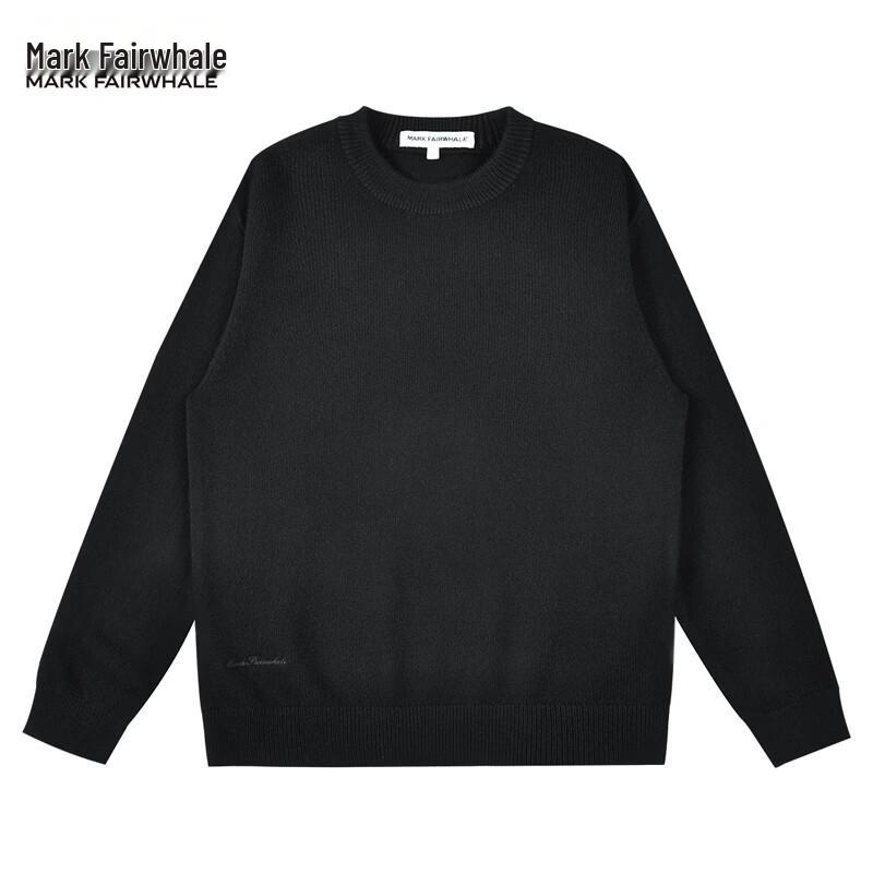 Mark Fairwhale Men's Thick Pure Wool Round Neck Sweater