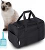 Portable Foldable Cat Litter Box, 2-in-1 Travel Cat Toilet, Lightweight & Compact