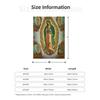 Custom Virgin Mary Of Guadalupe Blanket Soft Fleece Spring Warm Flannel Mexico Catholic Saint Throw Blankets Bedroom Bedspread