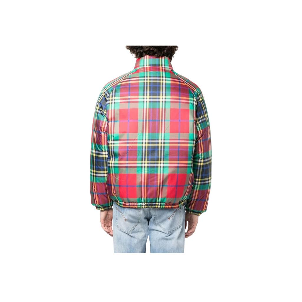 Polo Ralph Lauren SS23 Reversible Plaid Stand Collar Down Jacket Men Jacket Multicolor 710879811-001
