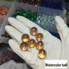 16mm Mixed Checkered Glass Beads & Marbles - Nostalgic Crystal Balls for Kids