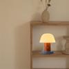Led Mushroom Table Lamp Rechargeable Small Mushroom Night Light for Bedroom Living Room Restaurant Decorate Indoor Table Lights
