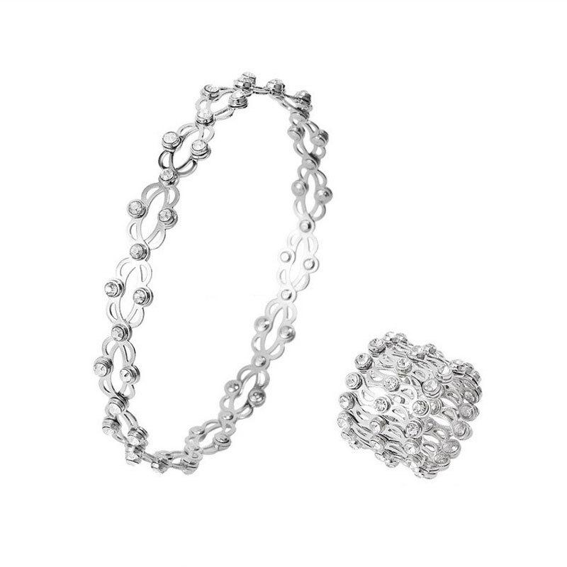 , new creative telescopic ring, deformable copper bracelet, fashionable size adjustable ring