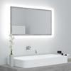 Badezimmerspiegel Mit LED, Wandmontierter Badezimmerpiegel, 80x8,5x37cm