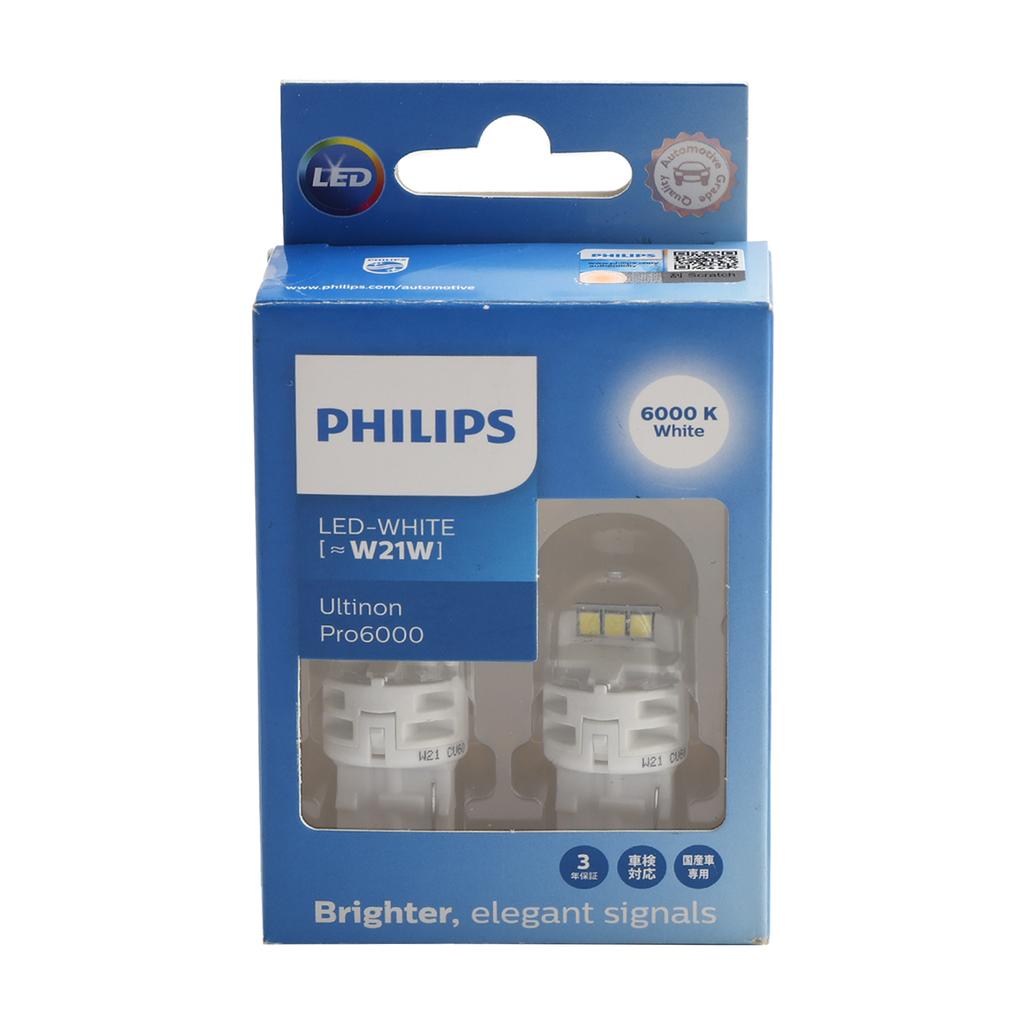 Car Light LED-WHITE Ultinon Pro6000 W21W 11065CU60 For Philip