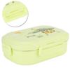 Insulated Lunch Box Leak Proof Stainless Steel Bento Box Japanese Food Children Container(Green )