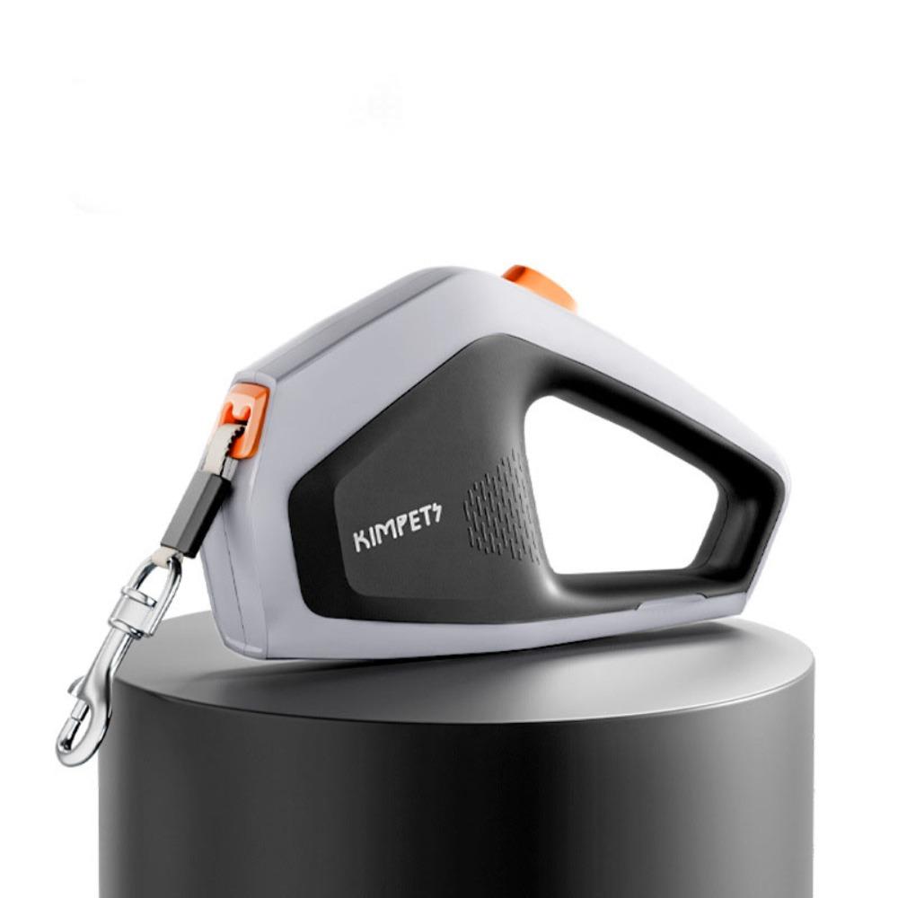 

Reflective Belt Automatic Dog Leash 5M Pet Towing Rope Retractabl Dog Traction Rope Outdoor Use серый