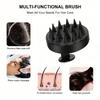 4PCS Long Handle Silicone Bath Brush Set for Body Back Face Gentle Exfoliating Massage Deep Cleaning with Non Slip Grip