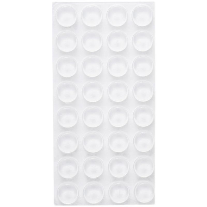 Cylindrical Transparent Silicone Anti-Collision & Non-Slip Furniture Pads