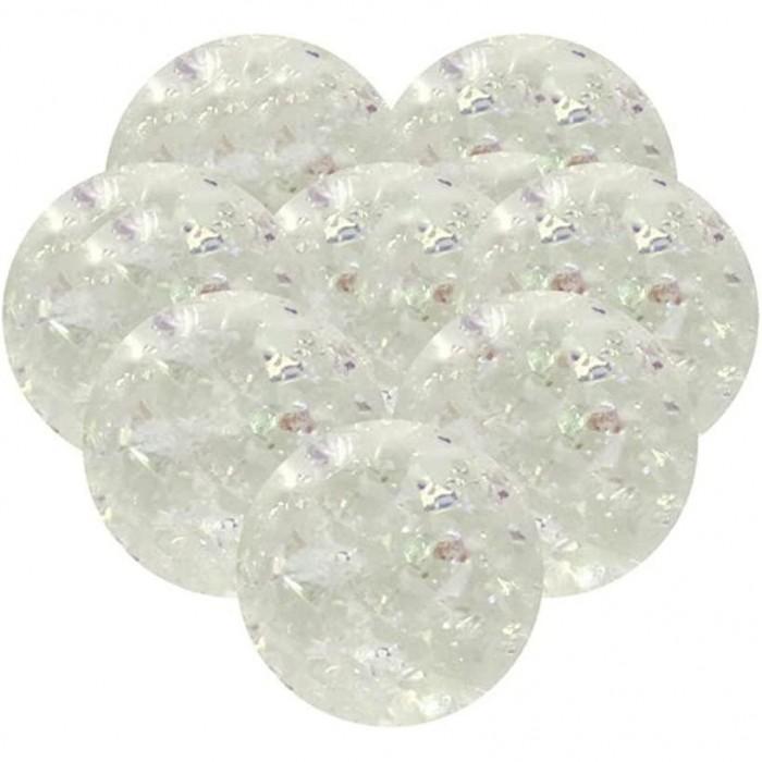 Unique Party Iridescent Bouncy Ball (Pack Of 8) Clear (One Size)