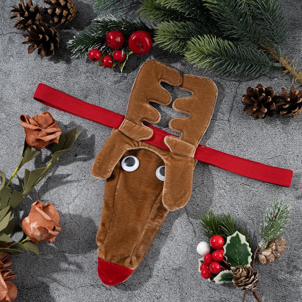 Amy Coulee Christmas Santa Sexy Lingerie for Sexy Extreme Men's T-Back T-Back, Men, Underwear, (E, 1083T)