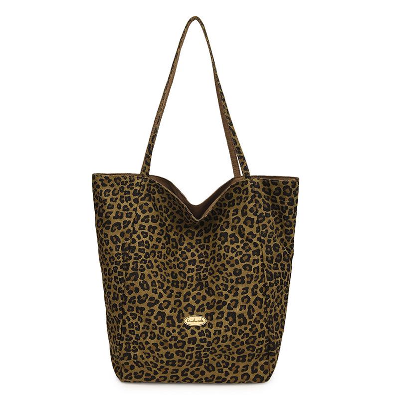 Leopard Print Large Capacity Women's Tote - 2025 High-End Shoulder & Underarm Bag