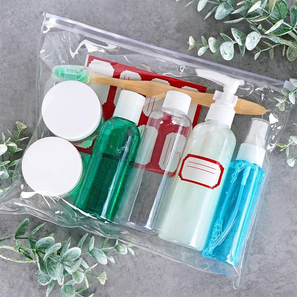 Travel Containers Bottles Cosmetics Vacations for Airplane Luggage Cosmetic Bag