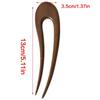 Elegant Wood Hairpin For Women Ancient French Hair Stick Wooden Hair Accessories For Bun Updos And Formal Event