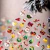 3D Christmas Nail Stickers: Trees, Reindeer, Snowflakes & Snowmen