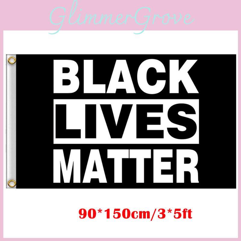 Hochwertiges 3x5ft Black Lives Matter Banner aus UV-beständigem Polyestergewebe