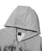 Annoyed Astuff Lettering Zip-Up Hoodie Lq6Tu146_Melange Grey