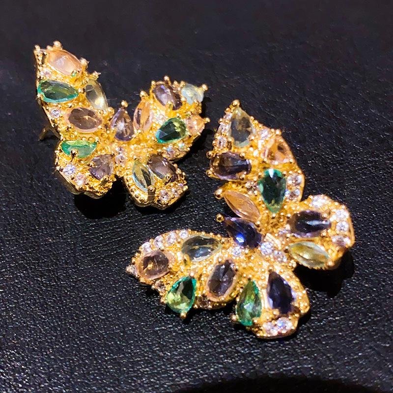 Orecchini Vintage a Forma di Pera con Perle e Intarsi di Diamanti - Stile Retrò, Lusso Leggero, Design di Alta Gamma