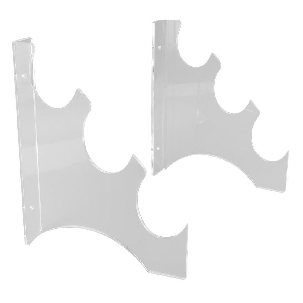 Sword Hanger Display Holder Acrylic Wall Mounted 3 Layers Sword Rack for Retail Stores Home