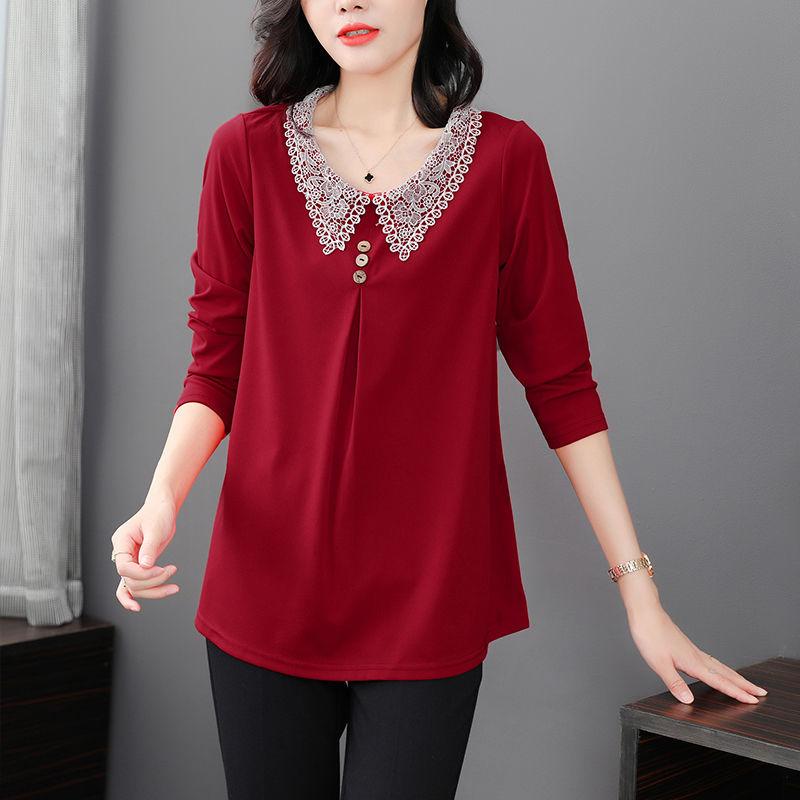 WTEMPO Women Autumn Casual Long Sleeve O Neck Loose Blouse Vintage Harajuku Solid Shirt Oversized Tops