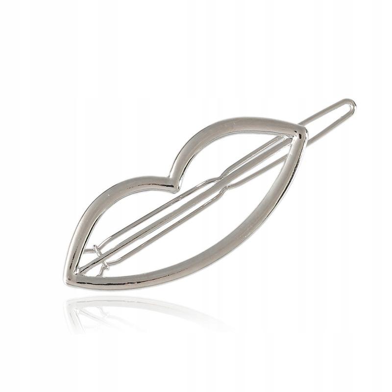 Hair Clip Metal Silver Steel Beautiful Z01