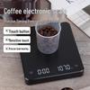 High-Precision Italian Coffee Scale: Automatic Timing Mini Kitchen Scale for Hand Pour In Grams.