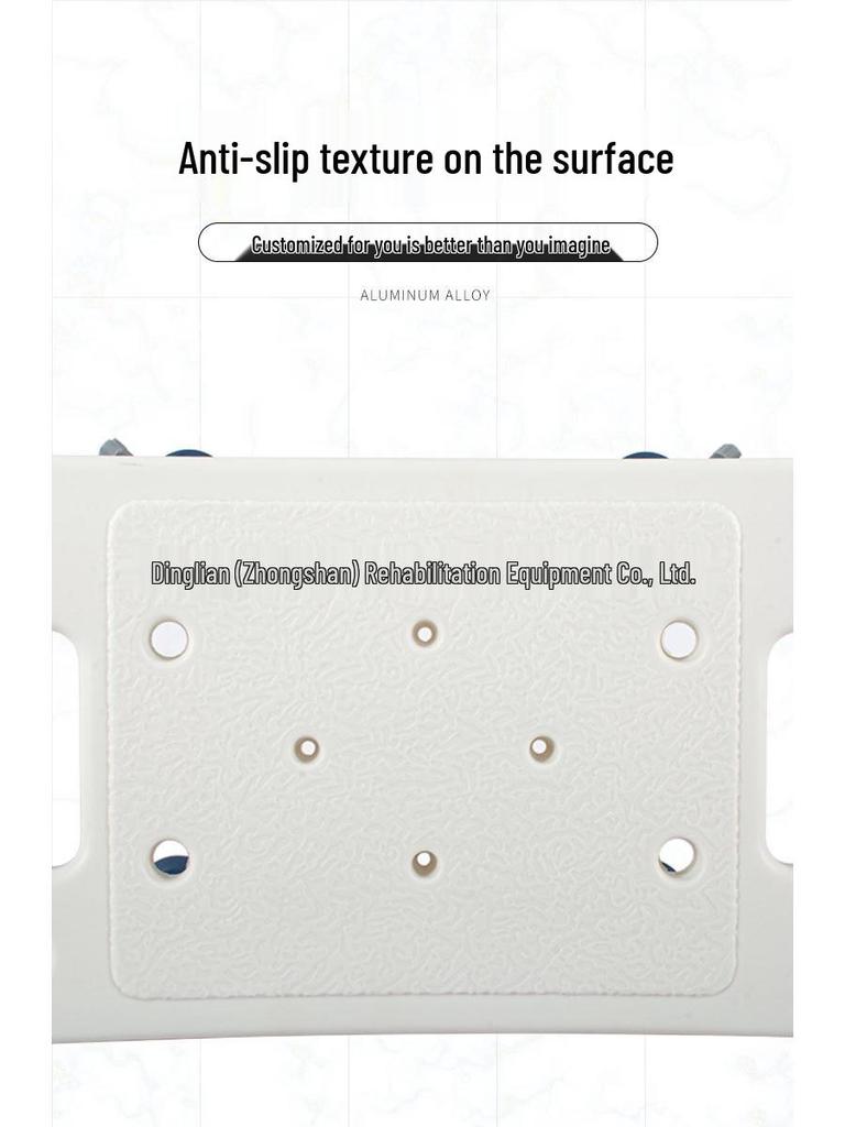 42CM Anti-Slip Bath Stool for Elderly & Pregnant Women - Ideal for Squatting Toilets & Showers