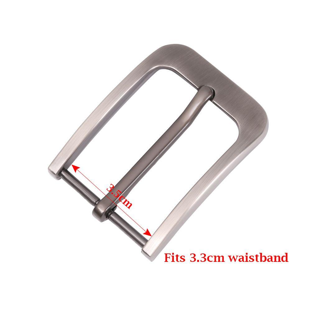 Alloy DIY Leather Craft 35mm Men/Women 33mm-34cm Belt Belt Buckle Metal Pin Buckles Jeans Waistband