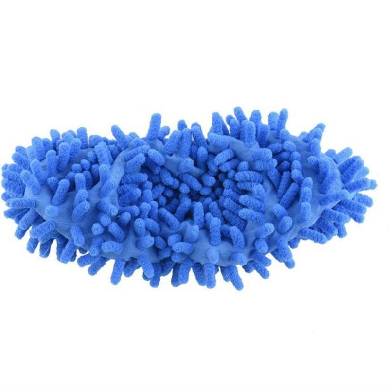 1PC Dust Mop Slipper Lazy Dusting Cleaning Foot Sock Shoe Polishing Cover Cleaner Household Cleaning
