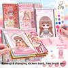 Sticker Princess Dressup Book With Classic Style Scenes For Kids Diy Fashion Fun