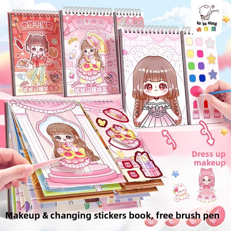 Princess Dressup Sticker Book With Classic Style Scenes For Kids Diy Fun Fashion