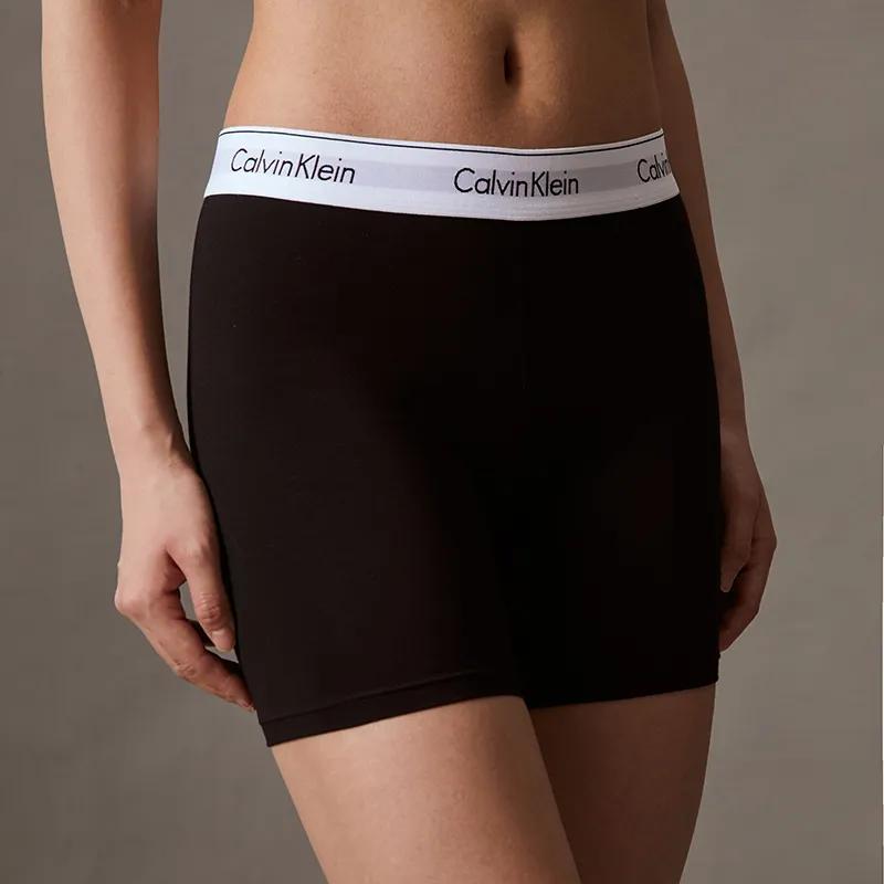 Calvin Klein Denim Series Modern Elastic Waistband Wearable Outside Safety Shorts for Women