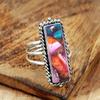 Retro, New Jewelry, Creative Imitation Natural Stone Rings, Bohemian Niche Hot-selling Rings