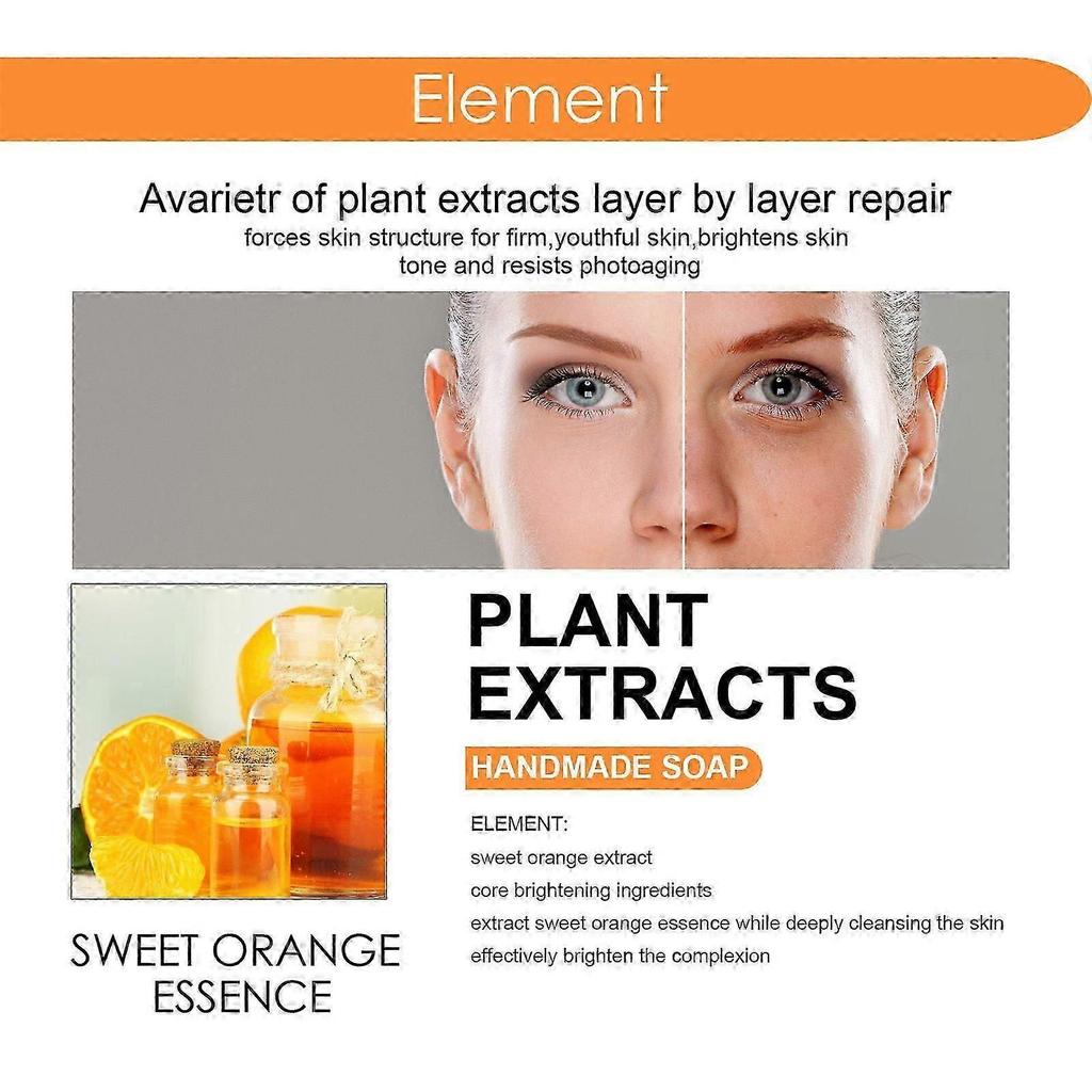 Sapone Detergente Corpo alla Vitamina C - Idratante Profondo, Illuminante e Anti-Età per una Pelle Radiosa e Giovane - 100g