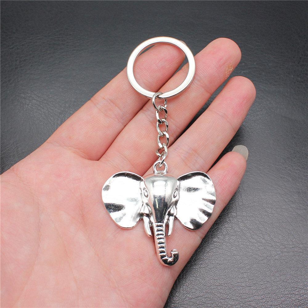 Big Elephant Animal Keychain for Women Best Seller Sweet Christmas Gift Streetwear Car Key Ring