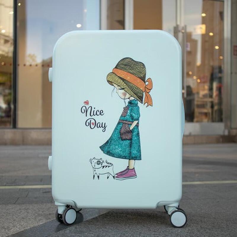 Cartoon Lightweight Travel Suitcase