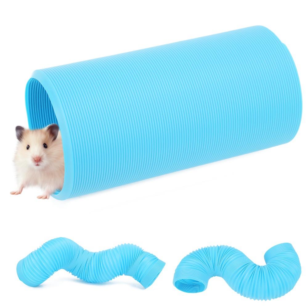 Durable Small Animal Play Tunnel Retractable Small Animal Foldable Play Tunnel Mink