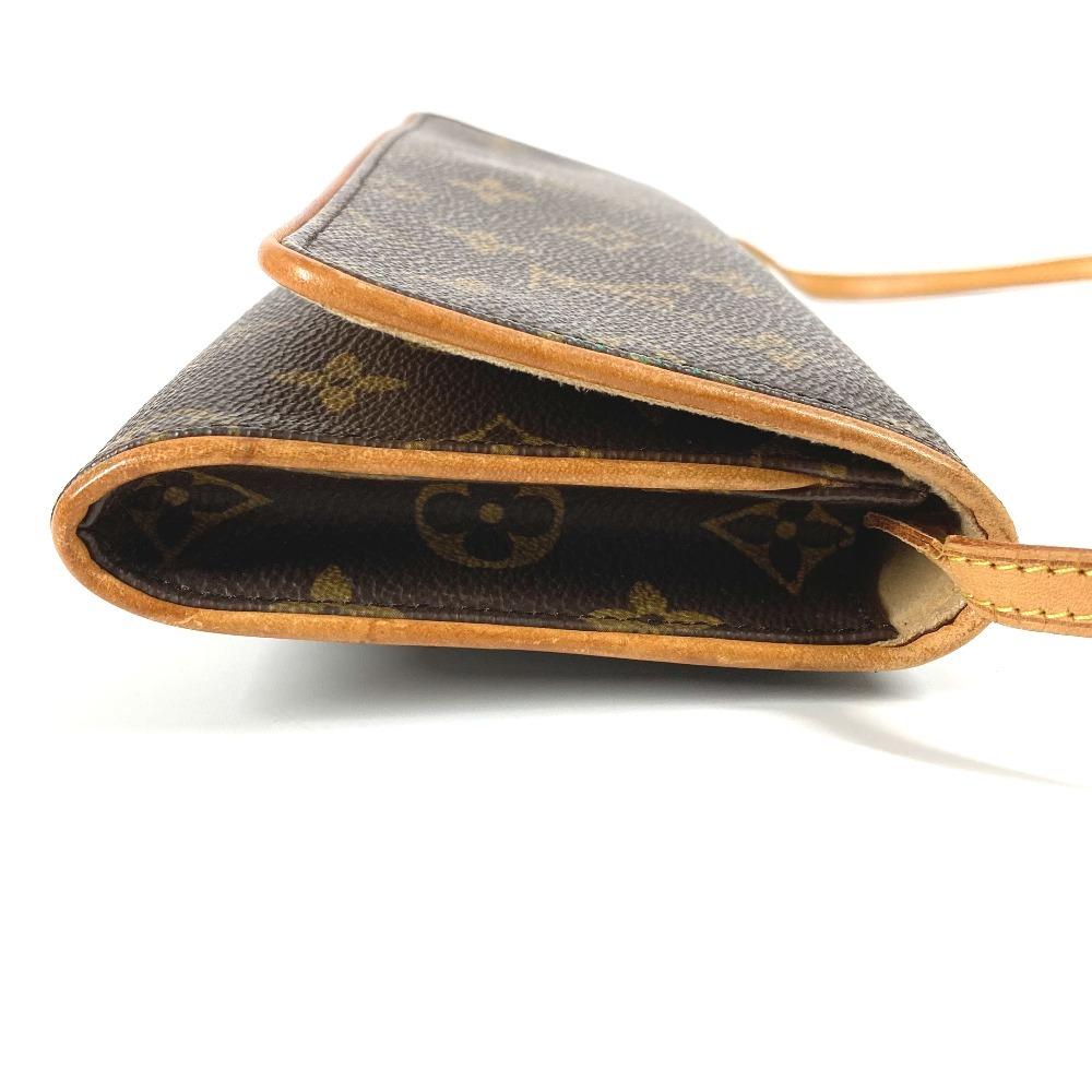 Louis Vuitton M51852 Monogram Pochette Twin GM 2WAY Bag Shoulder Bag Brown