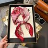 Silk scarf women's neck new scarf with coat 70 small square scarf scarf mother high-end scarf