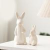 Kleine Hasenstatue Keramik Hasenfigur Liebenswertes Geschenk für Tierliebhaber