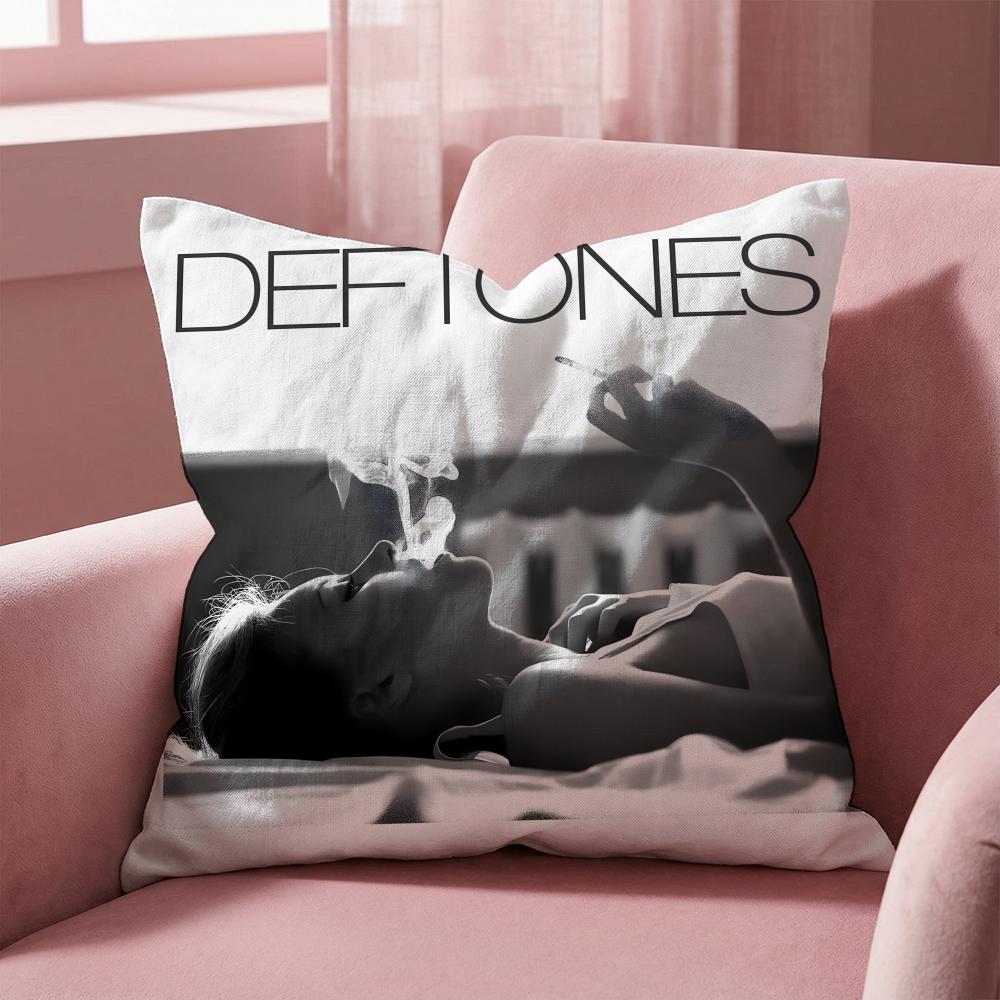 

Deftones Cushion Cover Multi-Scene Pillow Cover for Home & Car - Reversible, Soft & Durable for Daily Use 30cmx30cm