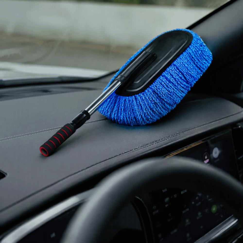 Removable Car Duster Extendable Handle Car Cleaning Mop Car Wash Brush Interior Cleaning