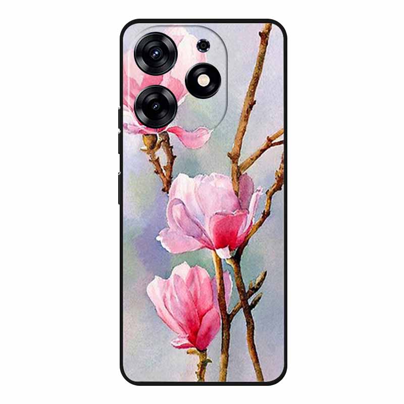 For Tecno Spark 20 Pro Case Wolf Soft Silicone TPU Back Cover Phone Cases For Tecno Spark20 Pro KJ6 Cute Animals Protector Funda