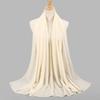 Hot Malaysian Indonesian Pearl Chiffon Stone Edge Turban Spring and Summer Long Women's Hijab Scarf 70x180cm