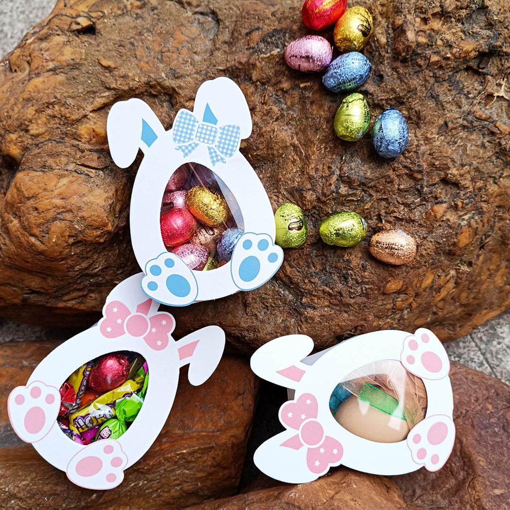Cartoon Gift Boxes Easter Bunny Shape Boxs Unique Candy Storage Holder Festive Decoration Suitable for School Office
