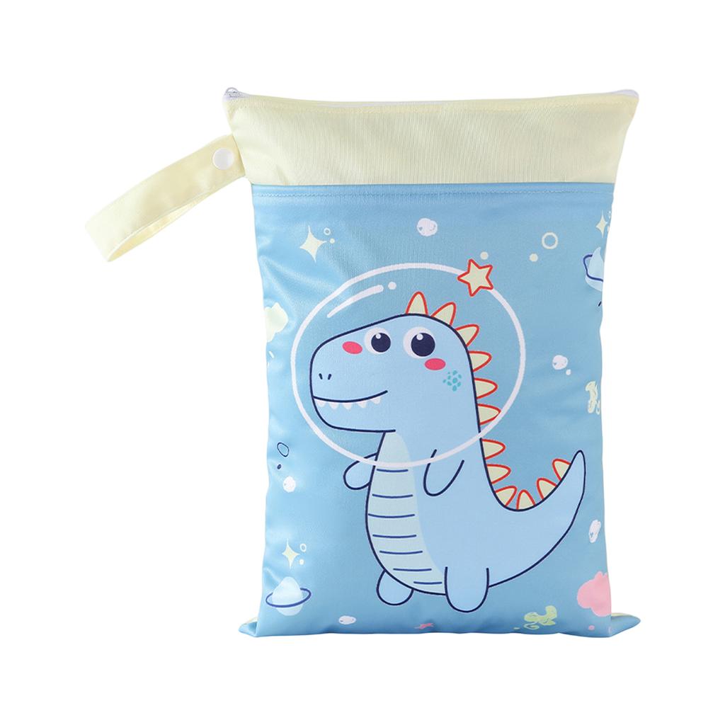 Wet And Dry Dual-use Zipper Storage Bag Cute Storage Clothing Storage Bag