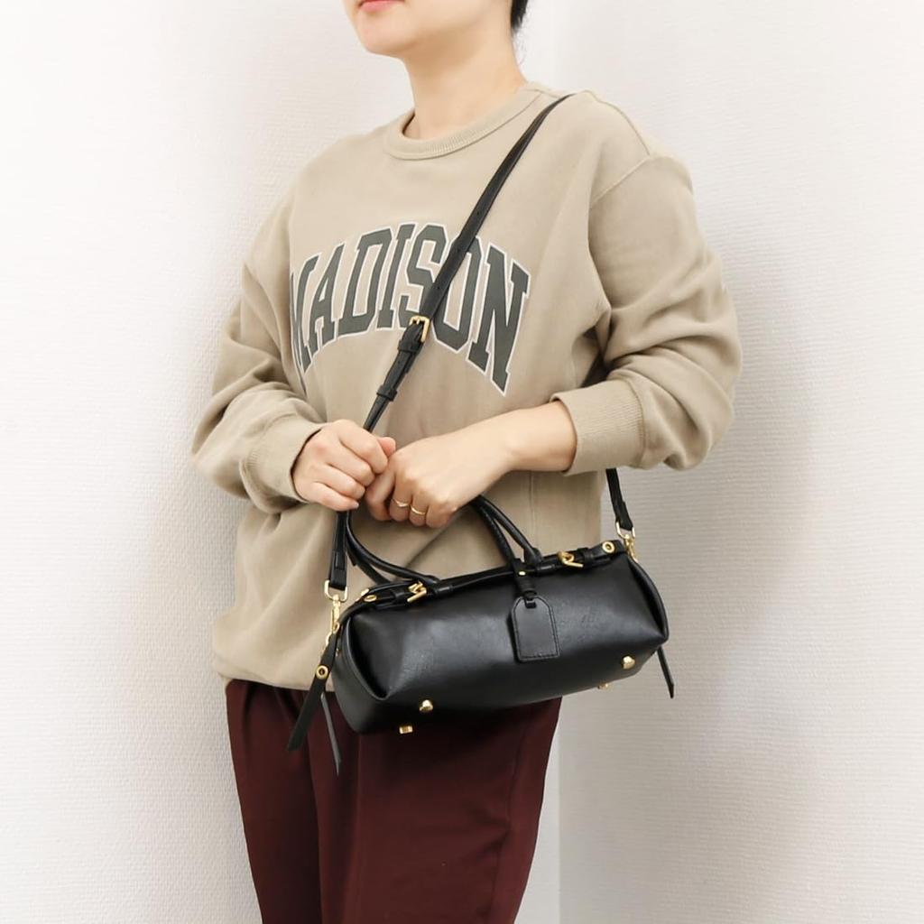 Double Belt Shoulder Bag